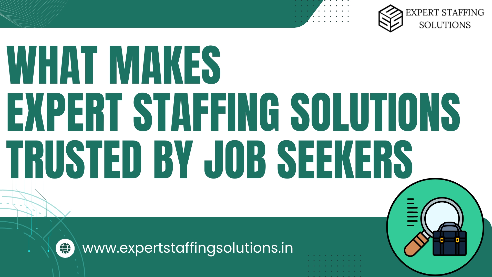 Team of recruiters from Expert Staffing Solutions assisting job seekers during a hiring session.